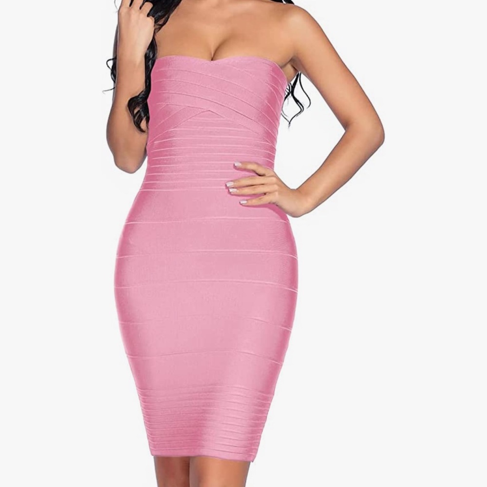 Pink Bandage Dress
